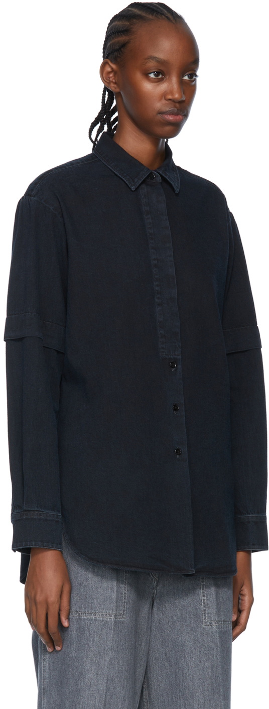 Lemaire Navy Denim Shirt Lemaire