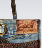Acne Studios Logo trompe l'œil canvas tote bag