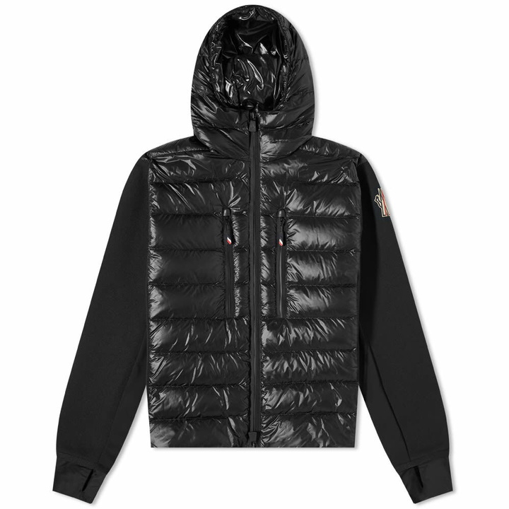 Photo: Moncler Grenoble Men's Knitted Down Jacket in Black