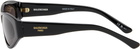 Balenciaga Black Tuesday Round Oval Sunglasses