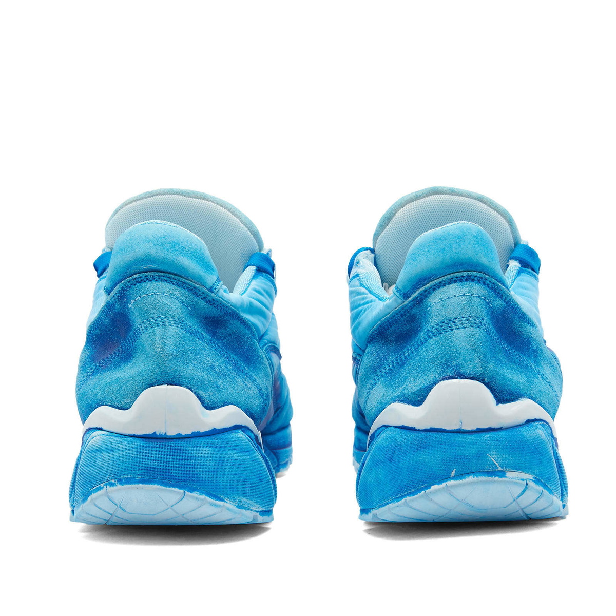 Maison Margiela Men's Nylon Runner Sneakers in Bluejay