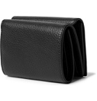 Balenciaga - Full-Grain Leather Coin Wallet - Black