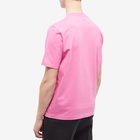 Lanvin Men's Logo T-Shirt in Flamingo Pink