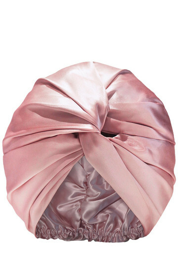 Photo: Slip Pure Silk Turban - Pink