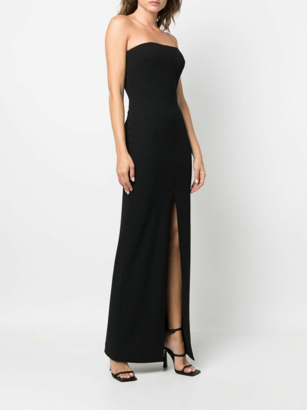 Solace London Black Bandeau Maxi Dress Solace London Solace London Black Bandeau Maxi Dress Solace London