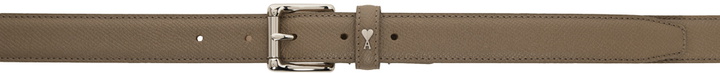 Photo: AMI Alexandre Mattiussi Taupe Ami de Cœur Belt