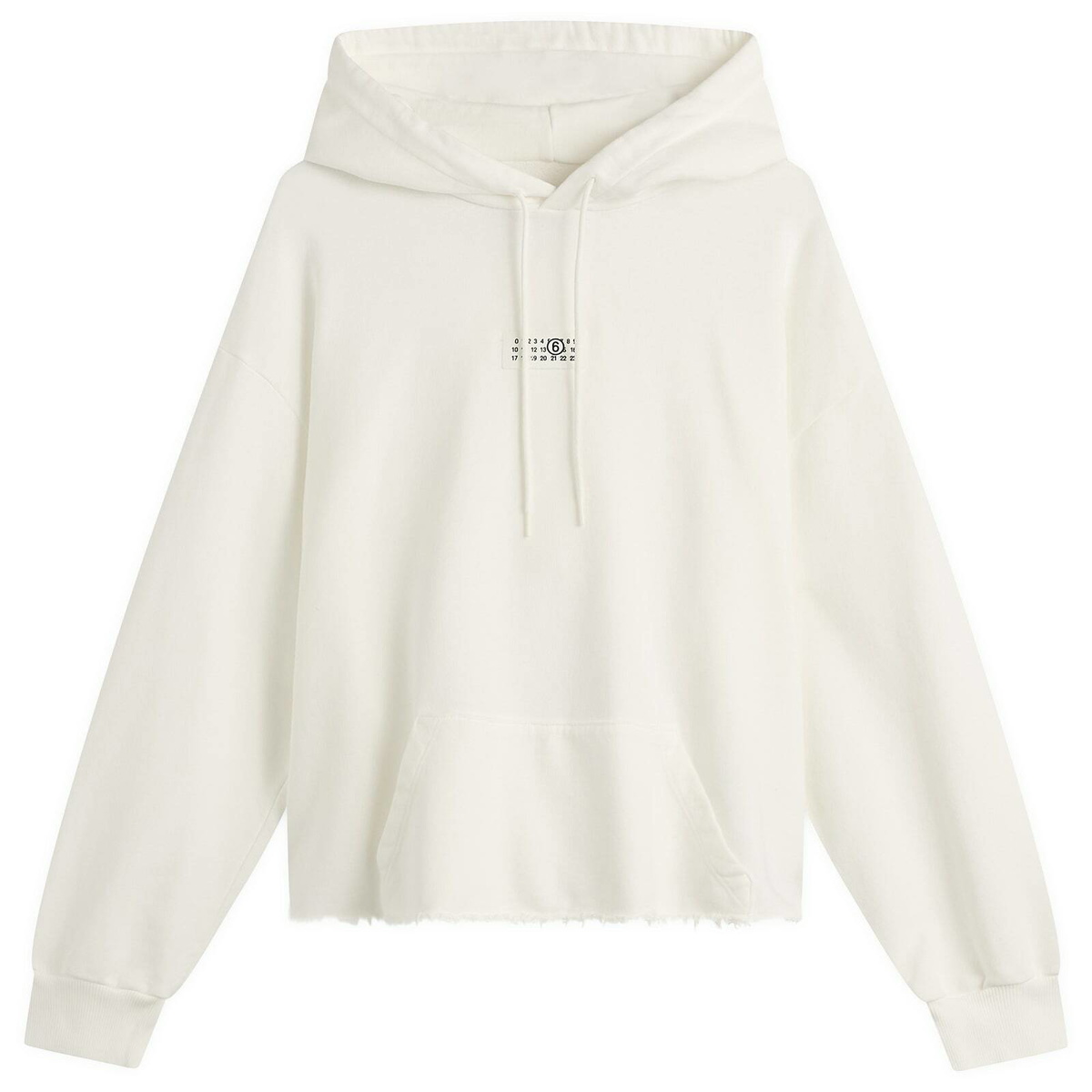 MM6 Maison Margiela Women's Hoodie in Off White