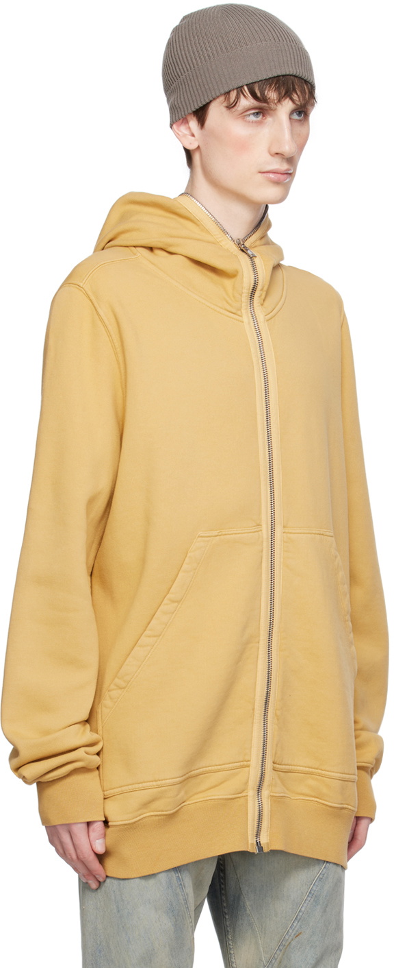 Rick Owens DRKSHDW Yellow Jumbo Hoodie Rick Owens Drkshdw