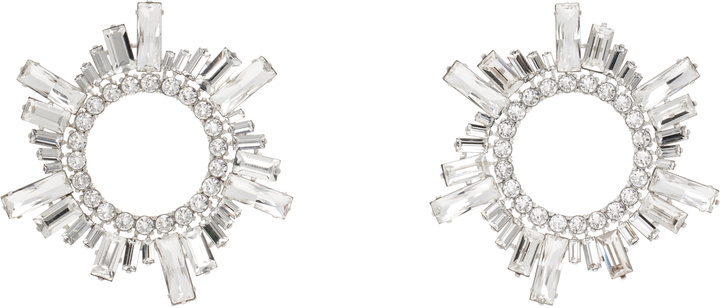 Photo: Amina Muaddi Silver Begum Earrings