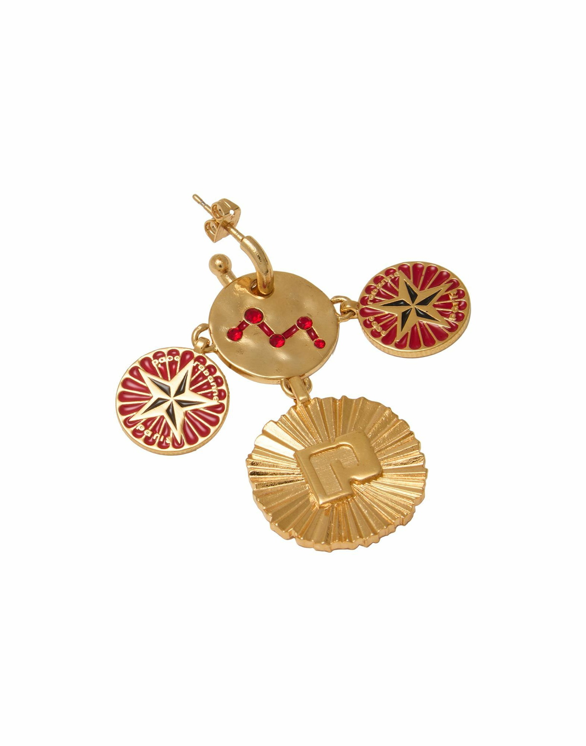 Rabanne Womens Earrings in Gold
