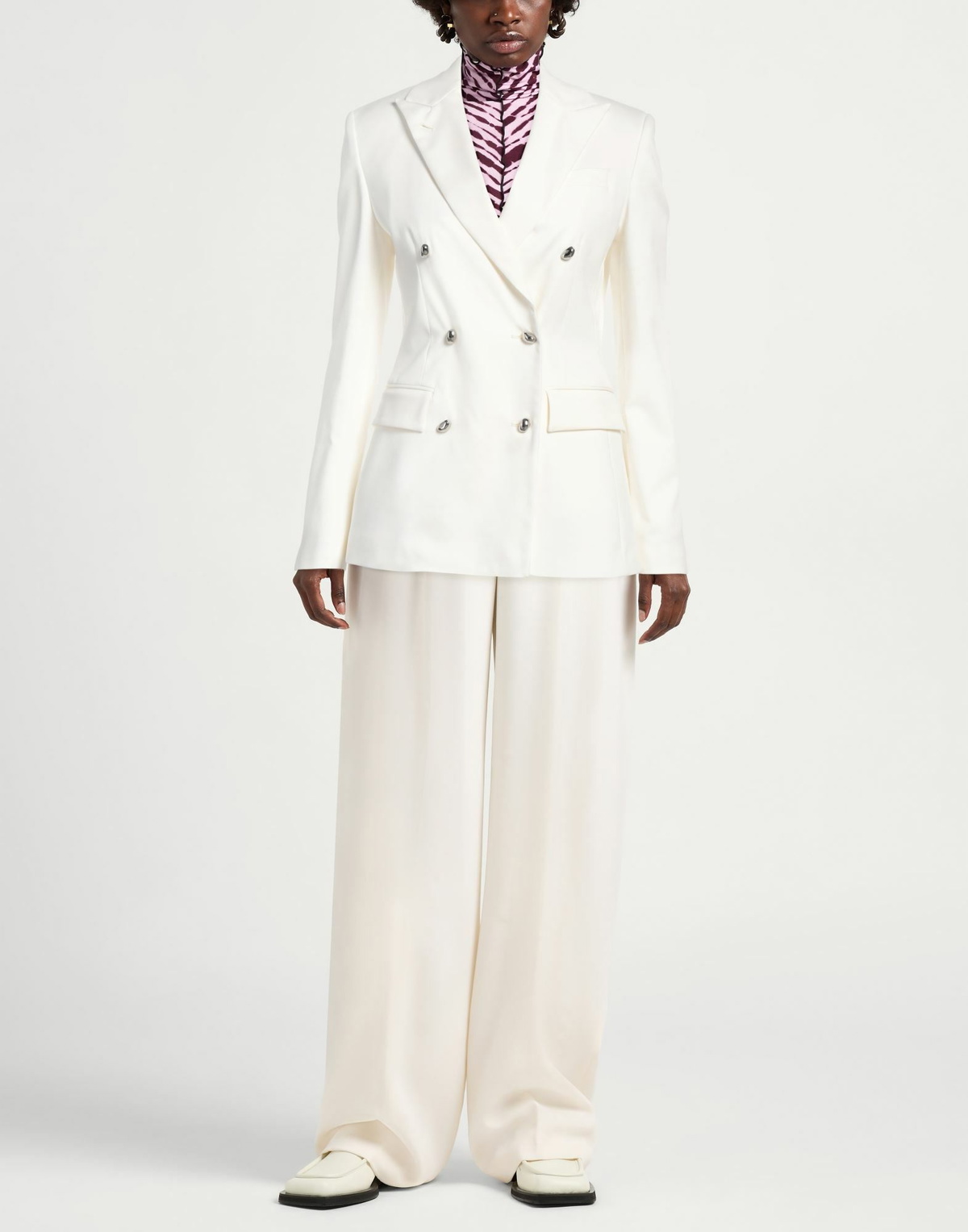 Dondup Womens Blazer in White