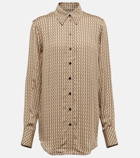 Victoria Beckham - Logo silk shirt