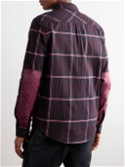 Aztech Mountain - Loge Peak Checked Brushed Cotton-Blend Flannel Shirt - Pink