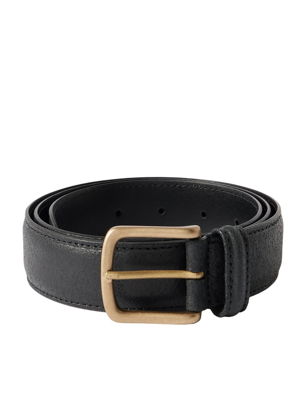 Photo: Anderson's - 3.5cm Leather Belt - Black