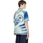 Casablanca Multicolor 'The Art Of The Serve' Short Sleeve Silk Shirt