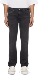 Nudie Jeans Black Lean Dean Jeans