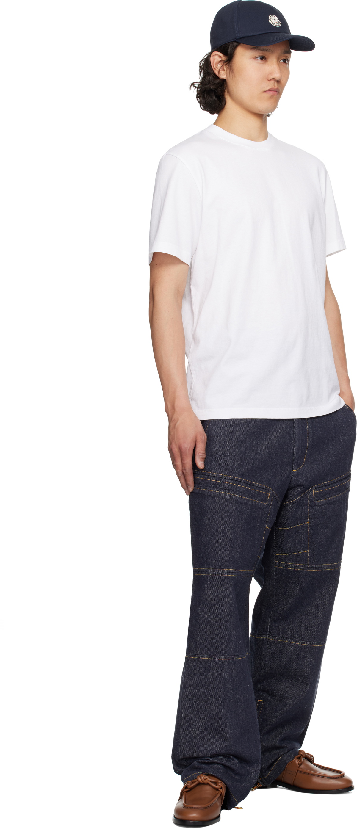 Moncler Genius Mercedes-Benz by NIGO Blue Paneled Jeans