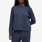 Snow Peak Women's Takibi Sweatshirt Cardigan in Navy