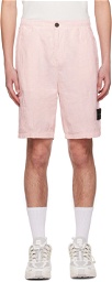 Stone Island Pink L0530 Tela-TC Shorts