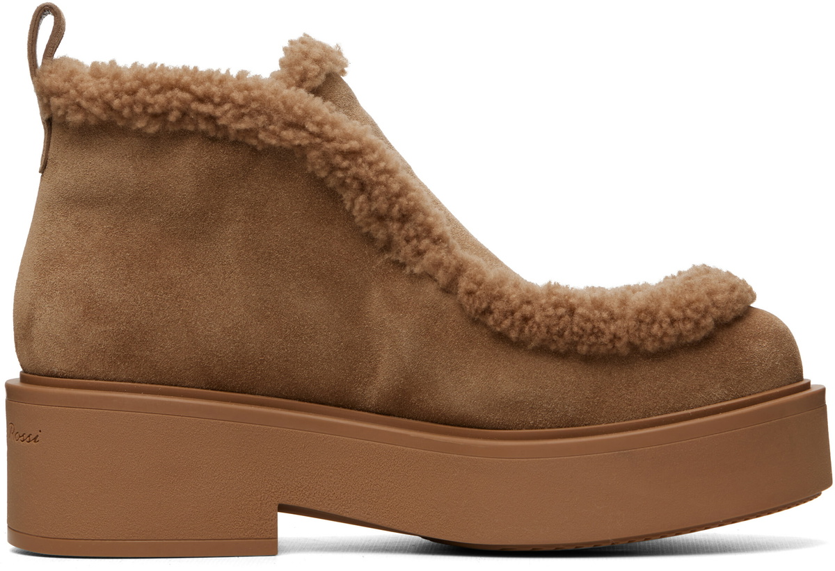 Gianvito Rossi Beige Yari Boots