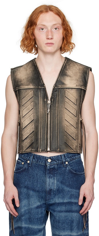 Photo: EYTYS Gray Harper Leather Vest