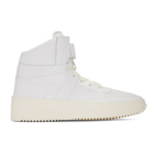 Fear of God White Basketball High-Top Sneakers