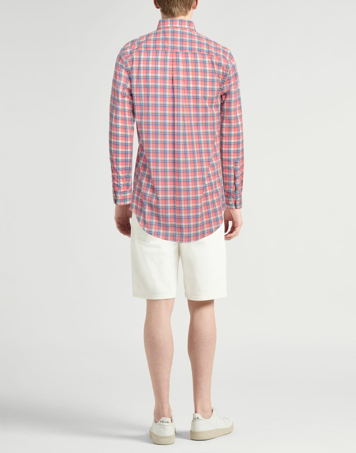 Barbour Mens Shirt Coral