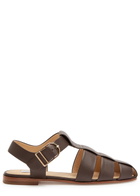 Gabriela Hearst Lynn Leather Sandals Brown
