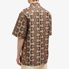 Dries Van Noten Men's Cassidye Short Sleeve Shirt in Terra