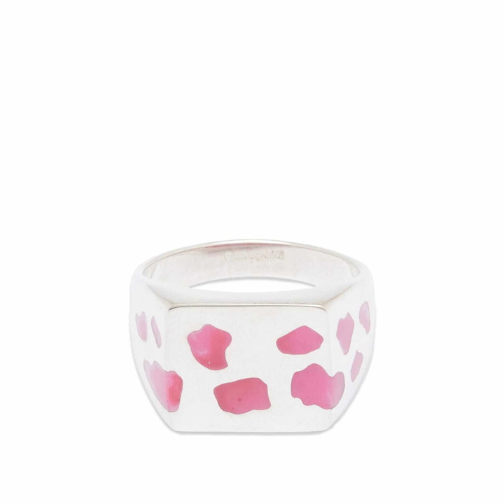 Photo: Ellie Mercer Women's Multi Piece Ring in Silver/Pink