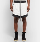 Nike - Fear of God Reversible Jersey Drawstring Shorts - Men - White