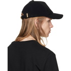 BALMAIN Black Wool Cap