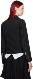 Black Comme des Garçons Black Cutout Blazer