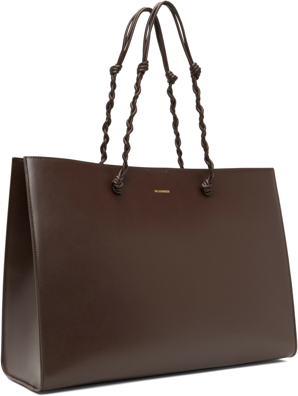 Jil Sander Brown Tangle Tote