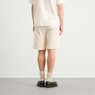 Drôle de Monsieur Men's Monogramme Towelling Shorts in Off White