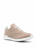 KITON - Leather Low-top Sneakers