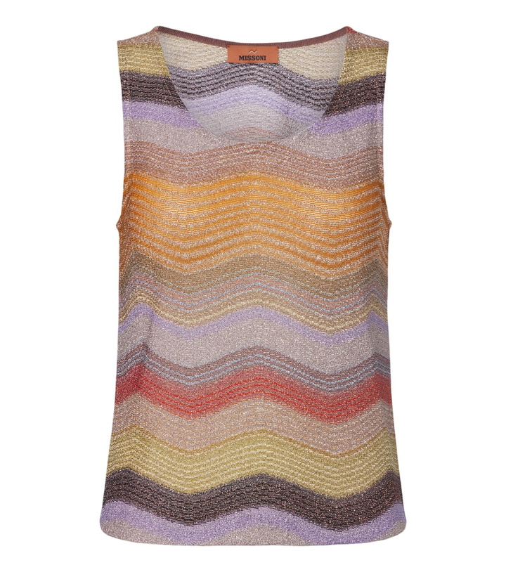 Photo: Missoni Wave lamé top