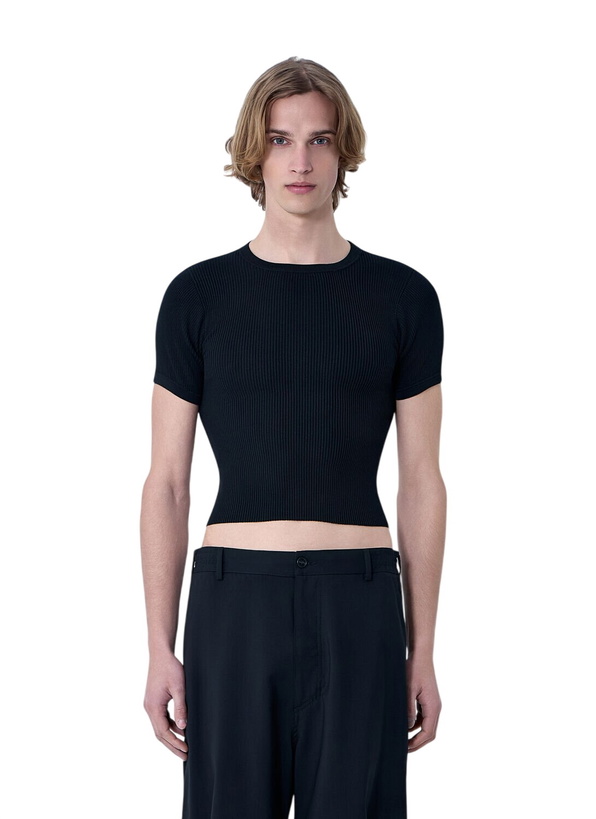 Photo: RIER Ribbed Knit Cropped Top