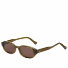 Oscar Deen Pellerin Sunglasses in Pond/Chocolate 