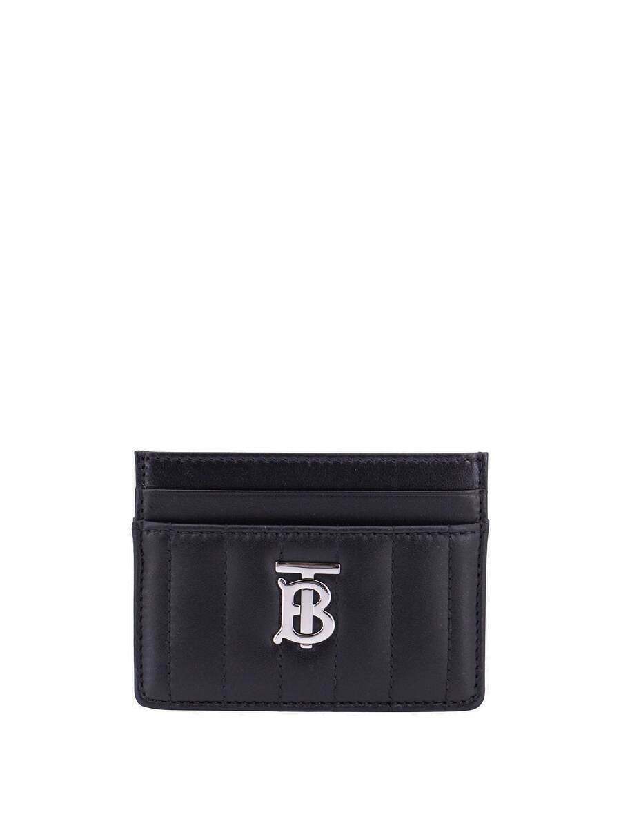 Burberry Card Holder Black Womens Burberry