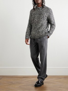 NN07 - Jason 6608 Linen and Organic Cotton-Blend Sweater - Gray