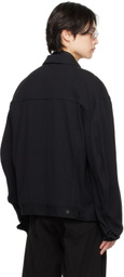 KOZABURO Black Button Jacket