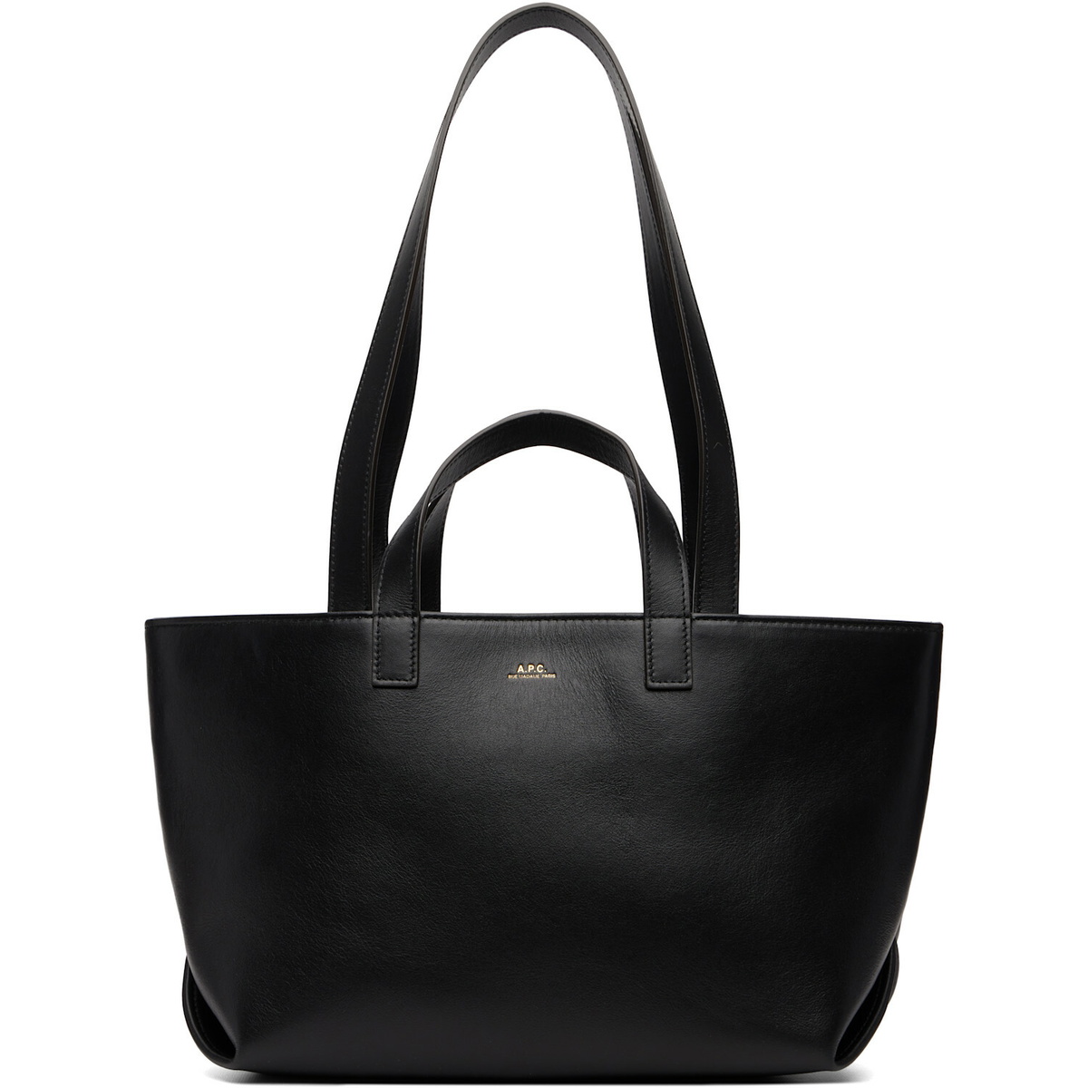 A.P.C. Black Drummer Small Tote