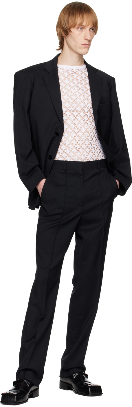 Situationist Navy Two-Button Blazer