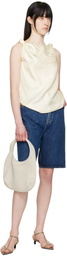 Loulou Studio Blue Isu Denim Shorts