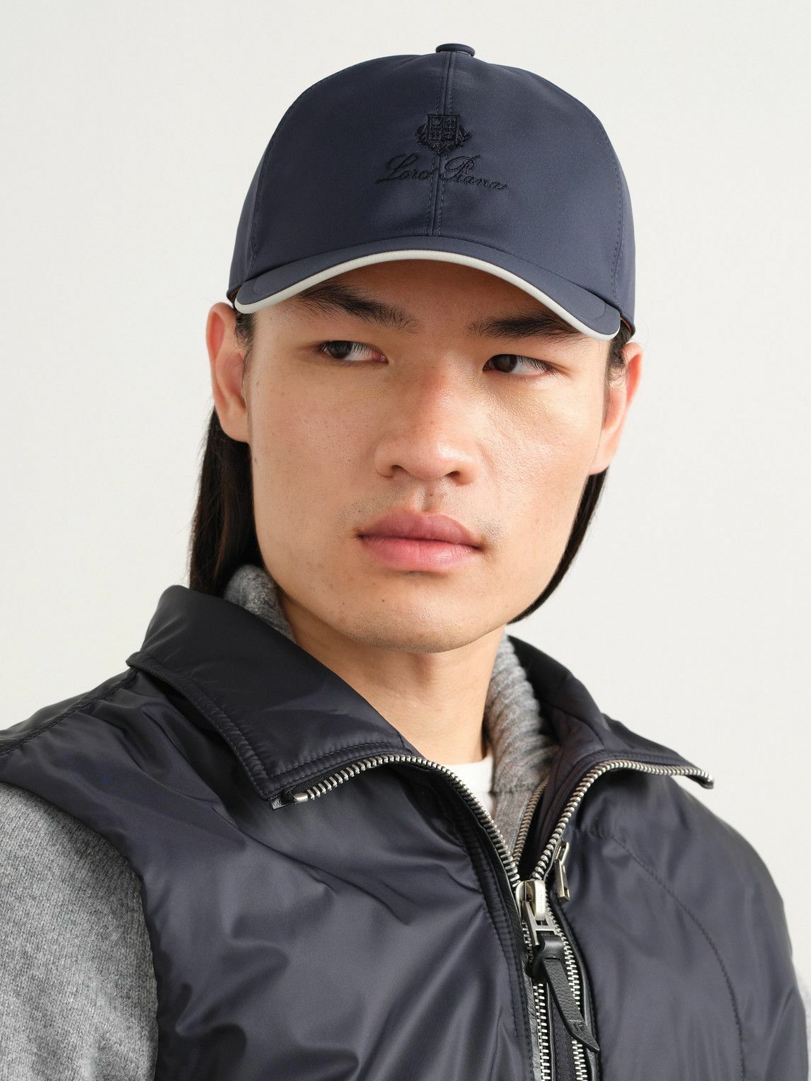 Loro Piana - Logo-Embroidered Storm System® Shell Baseball Cap - Blue