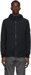 Stone Island Black Nylon Composite Jacket