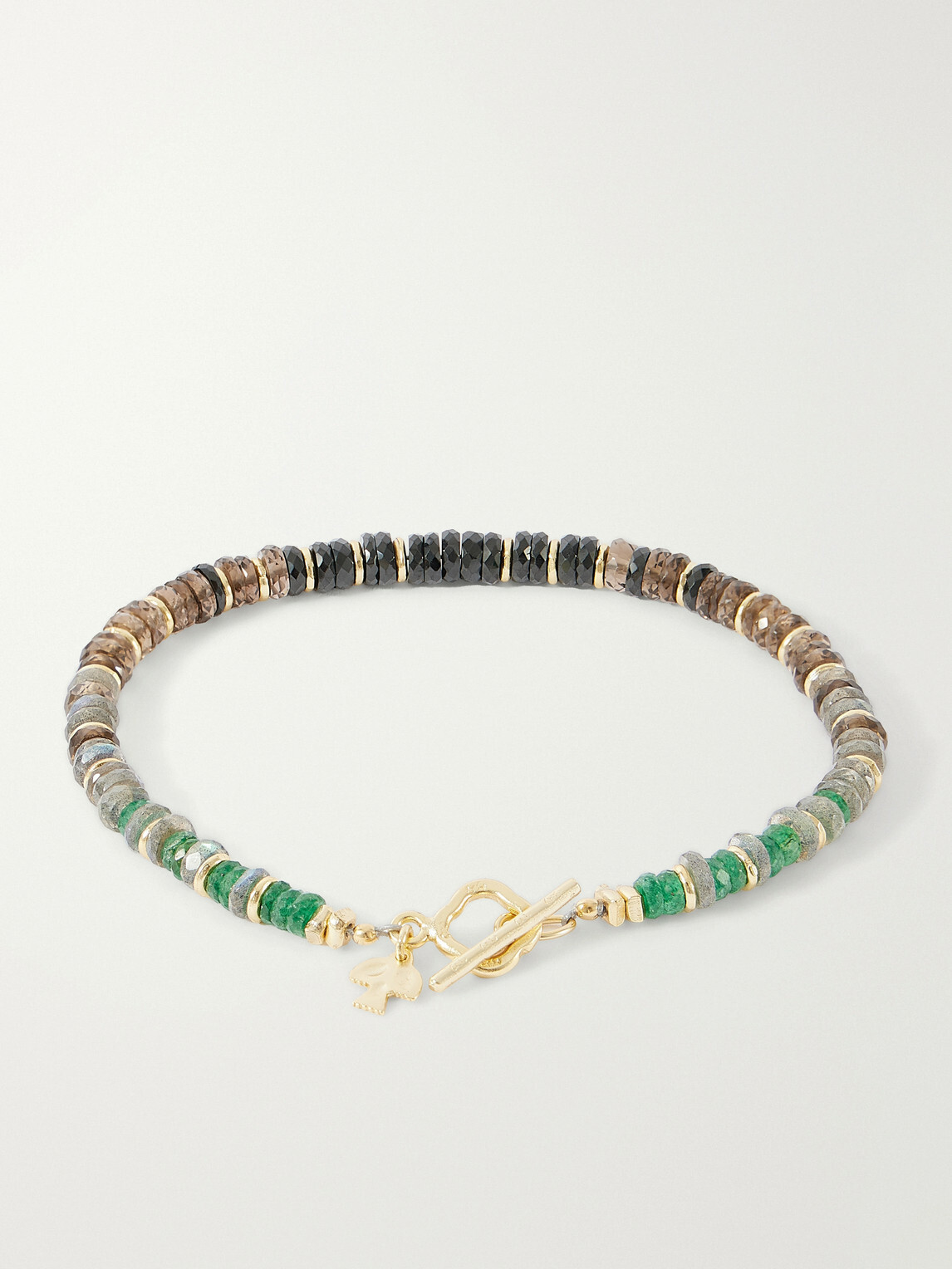 Peyote Bird - Tecolote Gold-Plated Multi-Stone Bracelet - Multi