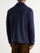 Valstar - Ben Padded Wool-Blend Felt Peacoat - Blue