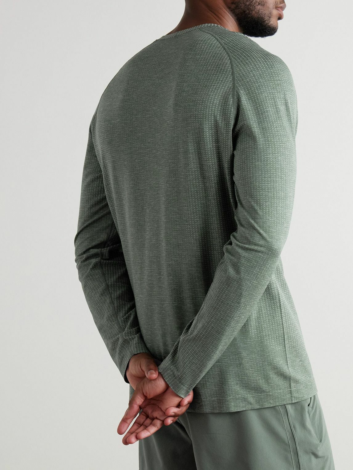 Lululemon - Metal Vent Tech Stretch-Mesh T-Shirt - Green